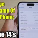 How to Name Iphone