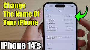 How to Name Iphone